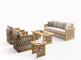 ZEUS WOOD 3-1-1 �REKO SEHPALI OTURMA GRUBU